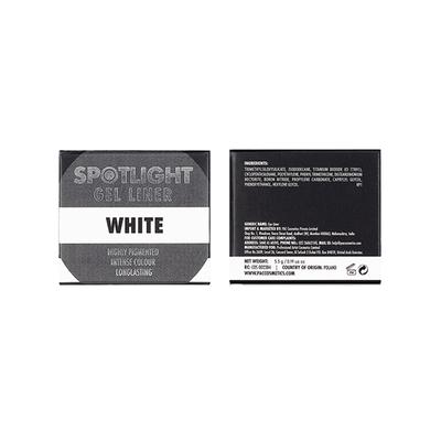 PAC Spotlight Gel EyeLiner Intense Pigment Matte Finish 24H Waterproof Smudgeproof - White (5.5 g) - Eyeliners
