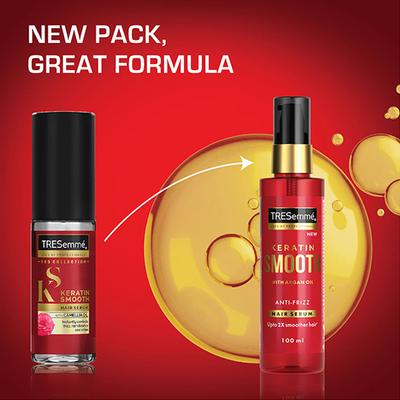 Tresemme Keratin Smooth Anti-Frizz Hair Serum With Argan Oil 100 ml - Hair Serums