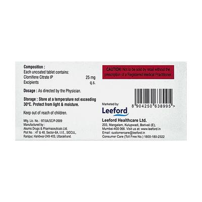 FERTITRIG 25 Tablet 10's - Hormonal Therapy-Tro