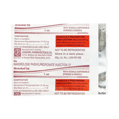 METABOL 25mg Injection 1ml - Hormonal Therapy-Ana