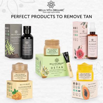 Bella Vita Organic De Tan Removal Face Pack 85 gm - Face Packs