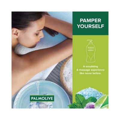 Palmolive Feel The Massage Body Wash Pump Bottle Body Scrub Based Showergel Bottle 750 ml - Shower Gels & Body Wash