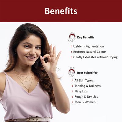 TAC - The Ayurveda Co. Beetroot Lip Scrub for Women and Men Enriched with Vitamin E 20 gm - Lip Scrubs