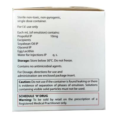 NIRFOL 1% Injection 10ml - Anaesthesia General