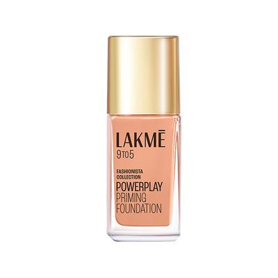 Lakme 9to5 Powerplay Priming Foundation, Built in Primer, SPF 20, Cool Rose, 25 ml - Foundation