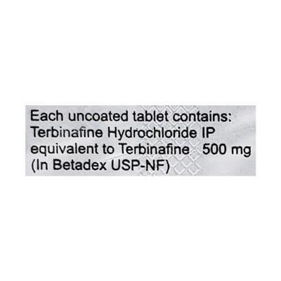 Terbitotal 500mg Tablet 7'S - Fungal Infections-Anf
