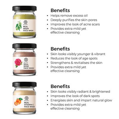 Brillare Nature's Basket Luxe Gift Box 1's - Face Washes