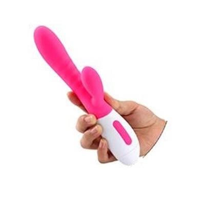 Gizmoswala Happy Bunny Rabbit Vibrator Massager - Pink - Massagers And Vibrators