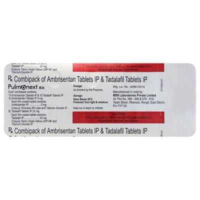 PULMONEXT KIT Tablet 10's - Hypertension-Oah