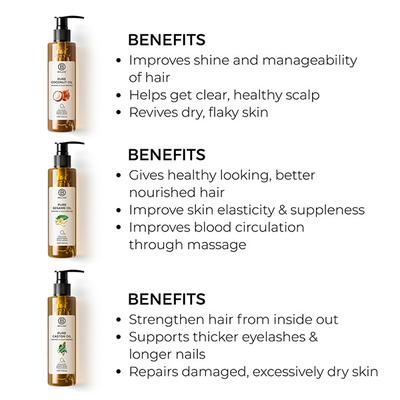 Brillare Nature's Bliss Hair Care Gift Box 1's - Hair Oils