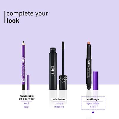 Plum Naturstudio On-The-Go Eyeshadow Stick Water Proof and Crease-Proof Pigmented 125 Sweet Admirer 1.2 gm - Eyeshadow, Bases & Primers