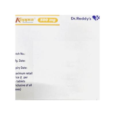 KEPPRA 500mg Tablet 14's - Epilepsy/Convulsion-Ant
