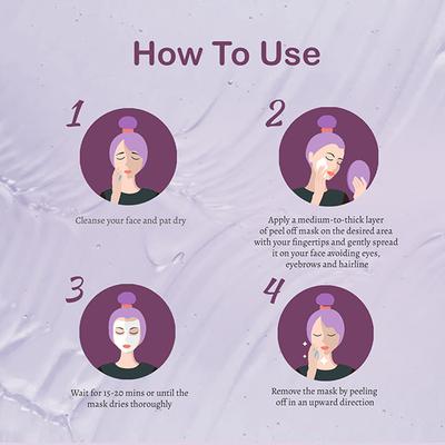 Glamveda Glycolic Acid & Salicylic Acid Peel Off MaskFor Anti Acne & Pore Care 100 ml - Masks & Peels