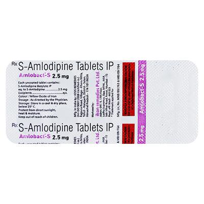 AMLOBACT S 2.5 Tablet 10's - Hypertension-Cal