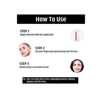 Insight Cosmetics 2X Cover Master Concealer - Honey 6 ml - Concealer