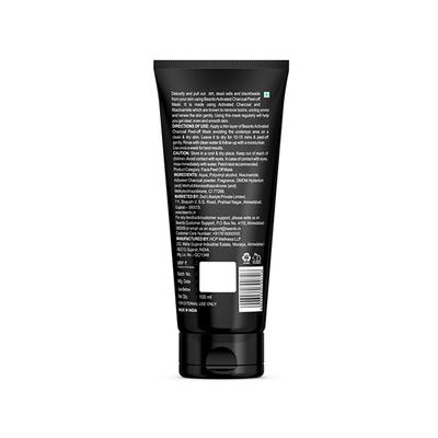 Beardo Peel off Face Mask -Activated Charcoal 100 ml - Masks & Peels