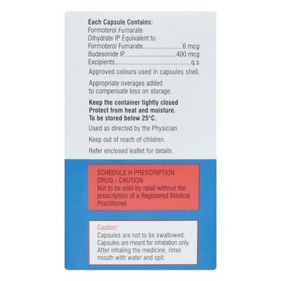 PULMOSMART 400 Capsule 30's - Asthma/COPD-Ast
