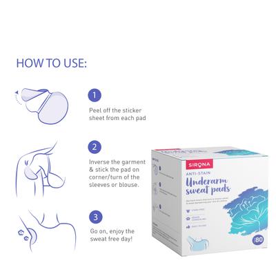 Sirona Underarm Sweat Pad 80's - Intimate Care