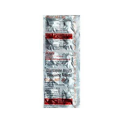 OLZIC MT 20 Tablet 10's - Schizophrenia-Aps
