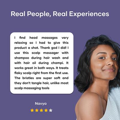 Saturn By GHC Scalp Massager & Shampoo Brush 100 gm - Cleansing Brushes