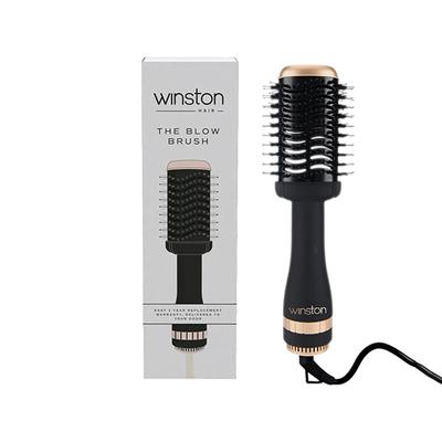 Winston Blow Drying Brush with Adjustable Temperature Setting (1200W, Black) 750 gm - Multi-Stylers