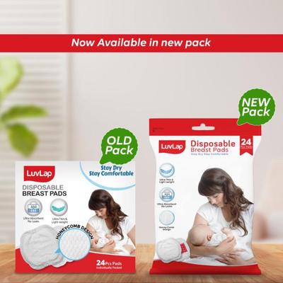 LuvLap Disposable Breast Pad 24's - Breast Pads & Shields