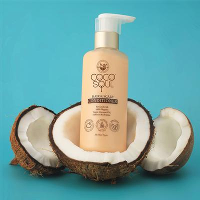 Coco Soul Shampoo & Conditioner with Coconut & Ayurveda - From Makers of Parachute 400 ml - Dry Shampoos & Conditioners