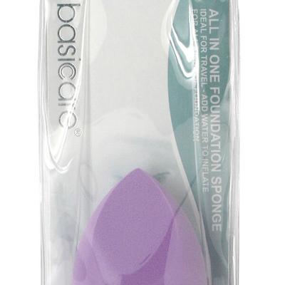 Basicare All In One Non Latex Foundation Sponge Waterdrop Dark Pink 1's - Foundation