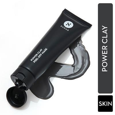 SUGAR Cosmetics Power Clay Peel Of Mask 50 gm - Masks & Peels