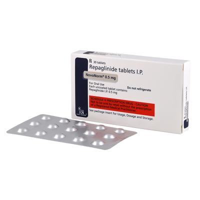 Novonorm 0.5mg Tablet 30'S - Diabetes-Ant
