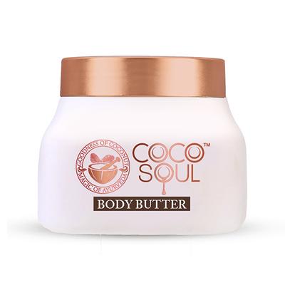 Coco Soul Body Butter -With Coconut & Ayurveda- Paraben & Mineral Oil Free 200gm - Body Butter