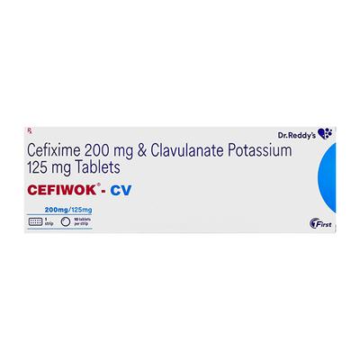 CEFIWOK CV Tablet 10's - Bacterial Infections-Cep