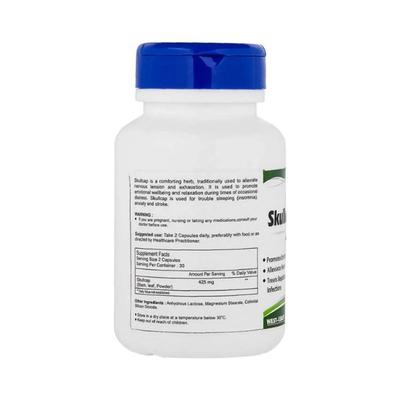 Healthvit Skullcap Herbs 425 mg For Nervous System Support-Capsules 60's - Herbal Dietary Supplement