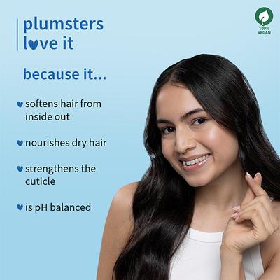 Plum Peptides Shampoo with Coconut Milk for Strength & Shine 22x softer hair in 1 wash 250ml - Shampoos