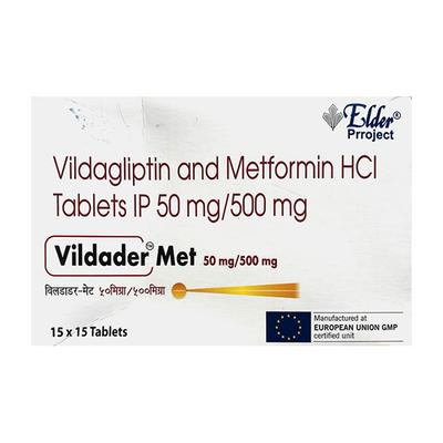 VILDADER MET 50/500 Tablet 15's - Diabetes-Ant