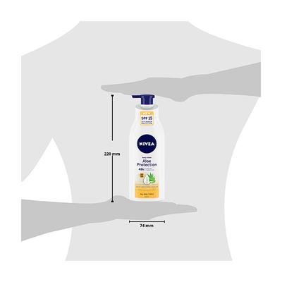 Nivea Aloe Protection SPF 15 Body Lotion 400 ml - Lotions & Creams