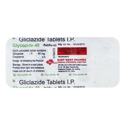Glycozide 40mg Tablet 10'S - Diabetes-Ant