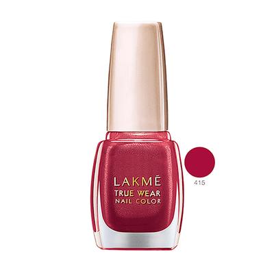 Lakme True Wear Nail Color Shade D415 9 Ml - Nail Polish