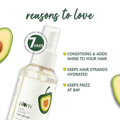 Plum Avocado Frizz-Control Hair Serum 100 ml - Hair Serums