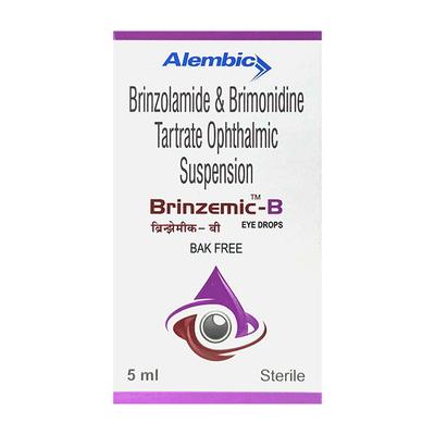 BRINZEMIC B BAK FREE Eye Drops 5ml - Glaucoma-Ant