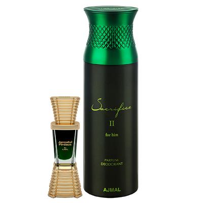 Ajmal Jannatul Firdaus Concentrated Perfume Oil Oriental And Sacrifice II For Him Deodorant Fruity Aromatic Fragrance 210 ml - Perfumes (Edt/Edp)