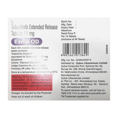 EXNIB OD Tablet 15's - Rheumatoid Arthritis-Dis