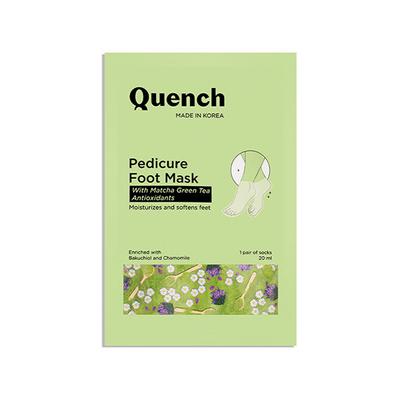 Quench Botanics Pedicure Foot Mask (with Matcha Green Tea) 1's - Masks & Peels