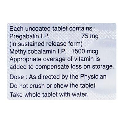 Pregalin M SR 75mg Tablet 15'S - Neuropathic Pain-Dru