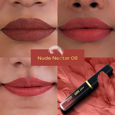 Faces Canada Comfy Matte Wow Liquid Lipstick - Nude Nector 08 3.8 ml - Liquid Lipsticks