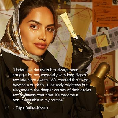 Inde wild Luminary Eye Concentrate - Dark Circles Reduction Eye Cream with and Niacinamide 15 ml - Under Eye Creams & Serums