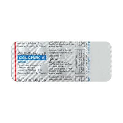 Calchek 5mg Tablet 10'S - Angina