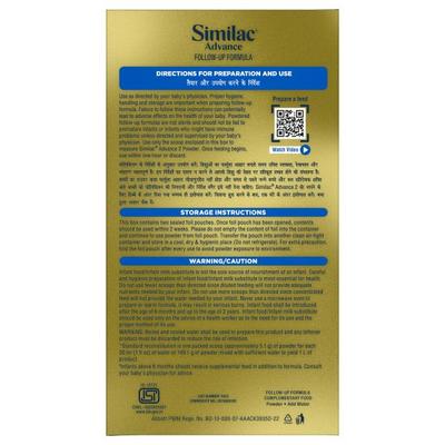 Similac Advance Follow Up Formula Stage 2 Powder (6 to 12 months) Refill Pack 800 g - Baby And Infant Supplements