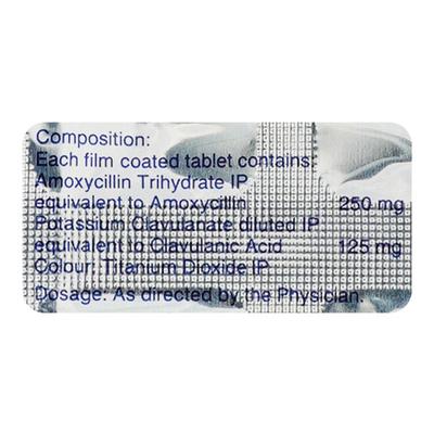Moxclav 375mg Tablet 10'S - Bacterial Infections-Pen