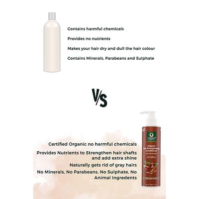 Organic Harvest Conditioner For Hair Fall Control & Hair Growth, Caffeine to Regain Strength in Hair 200 ml - Conditioners